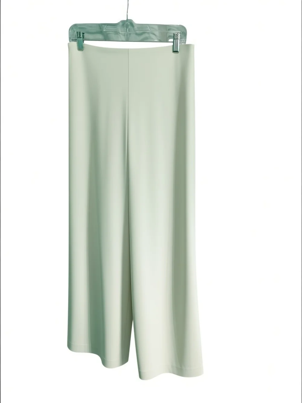 Ann Taylor Triple Pleat Palazzo  High-Waist Pants In Ivory Size 6